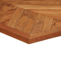 Produktbild för Matbord 160x80x75 cm massivt trä akacia