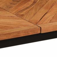 Produktbild för Matbord 160x80x75 cm massivt trä akacia