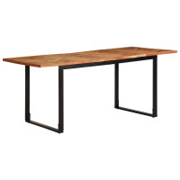Produktbild för Matbord 180x90x75 cm massivt trä akacia