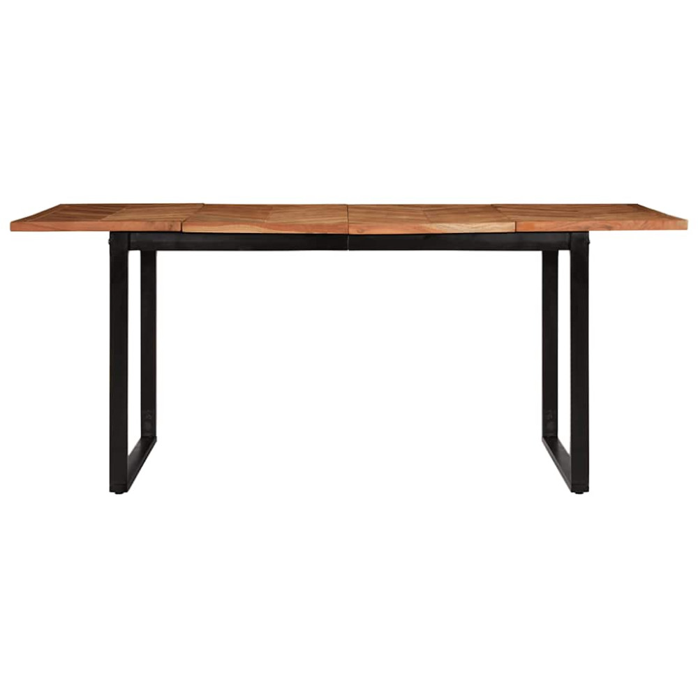 Produktbild för Matbord 180x90x75 cm massivt trä akacia