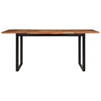 Produktbild för Matbord 180x90x75 cm massivt trä akacia
