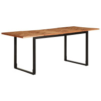 Produktbild för Matbord 180x90x75 cm massivt trä akacia
