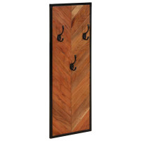 Produktbild för Klädhängare 2 st 35x1x90 cm massivt trä akacia