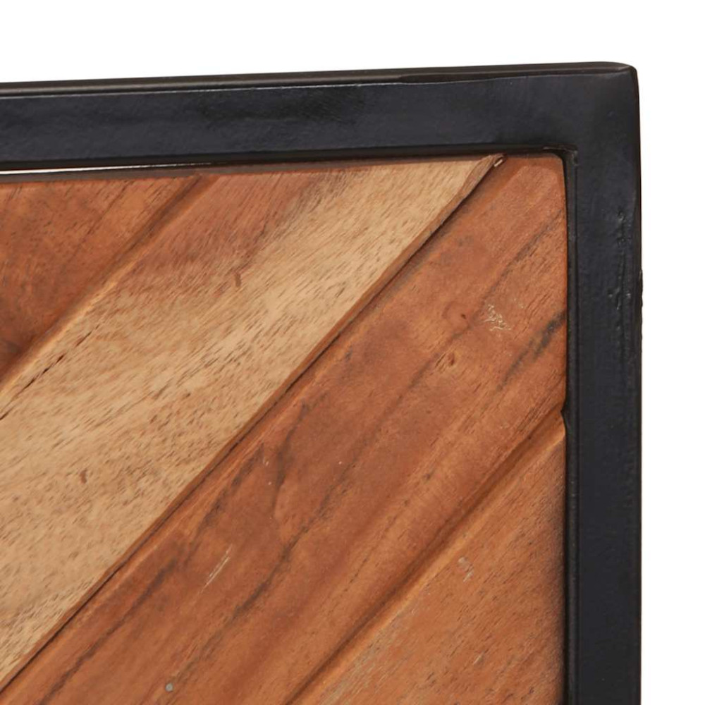 Produktbild för Klädhängare 2 st 35x1x90 cm massivt trä akacia