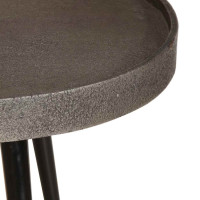 Produktbild för Soffbord 2 delar silverfärgat trä