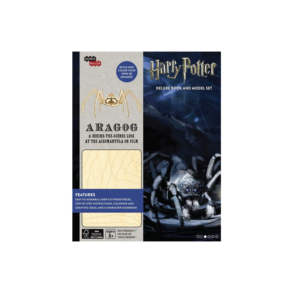 Produktbild för IncrediBuilds: Harry Potter: Aragog Deluxe Book and Model Set (inbunden, eng)