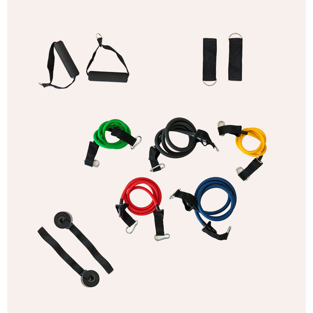 Produktbild för Resistance Tube Set Set of 5 resistances