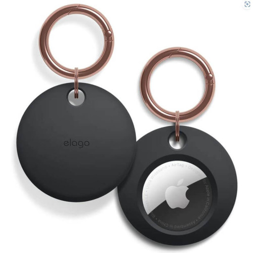 ELAGO Basic Key Chain for AirTag Black