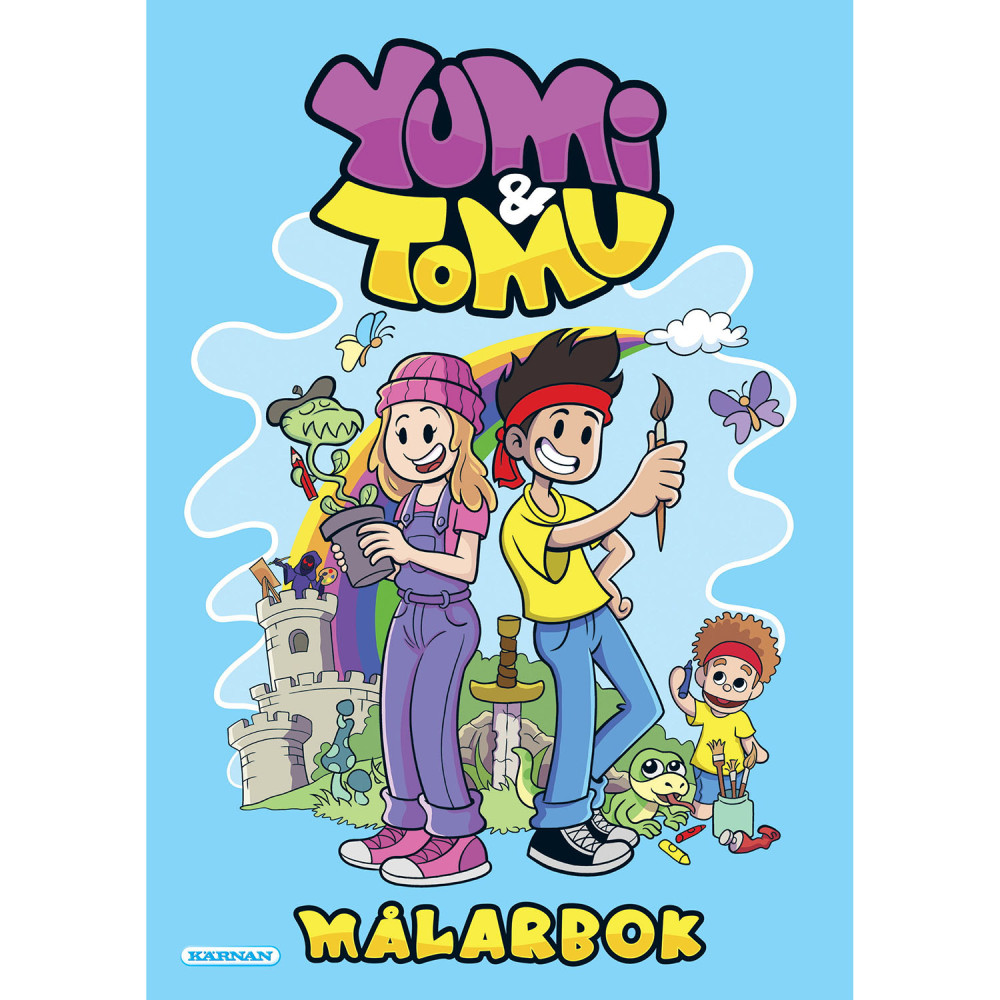 Produktbild för Yumi & Tomu målarbok