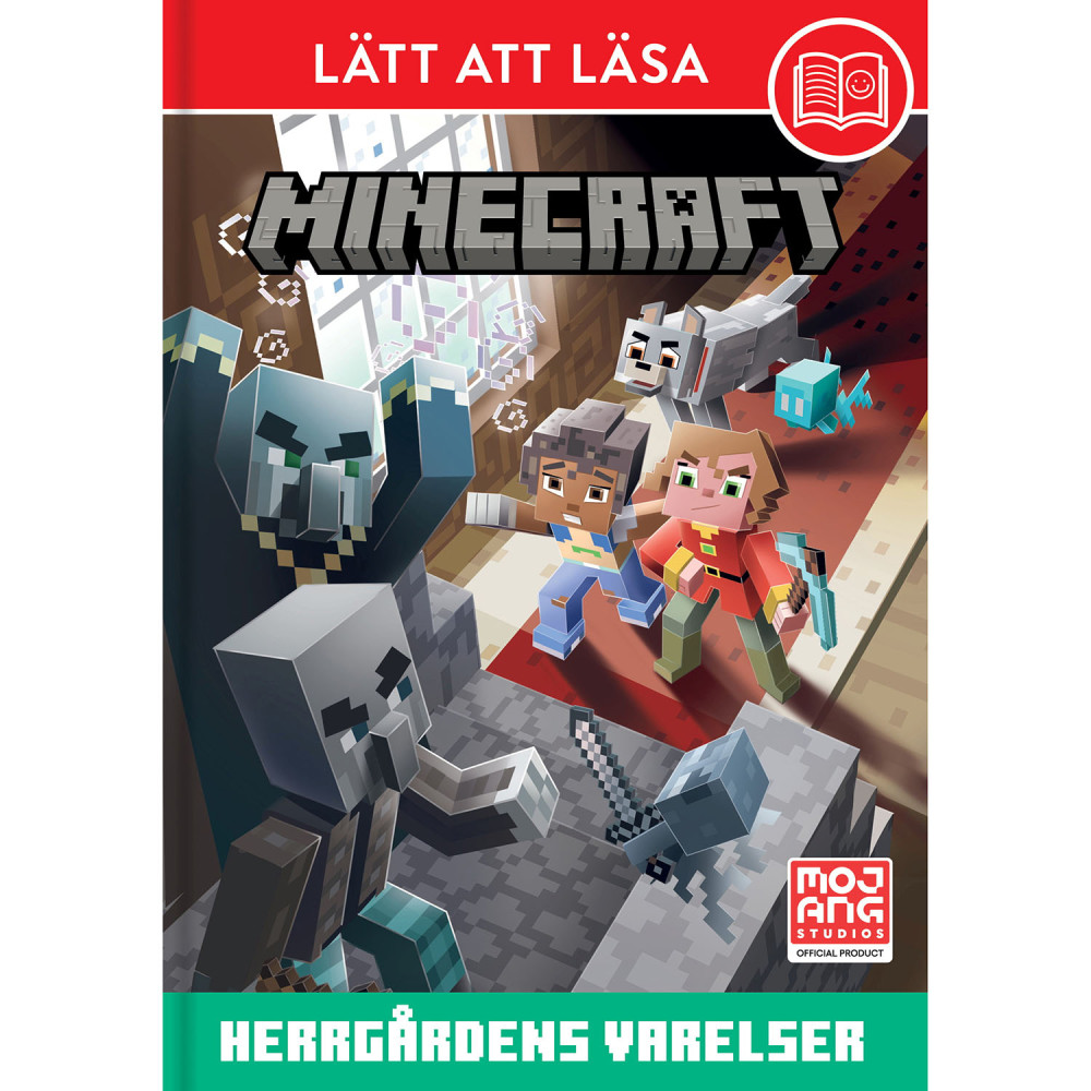Produktbild för Lätt att läsa : Minecraft : Herrgårdens varelser