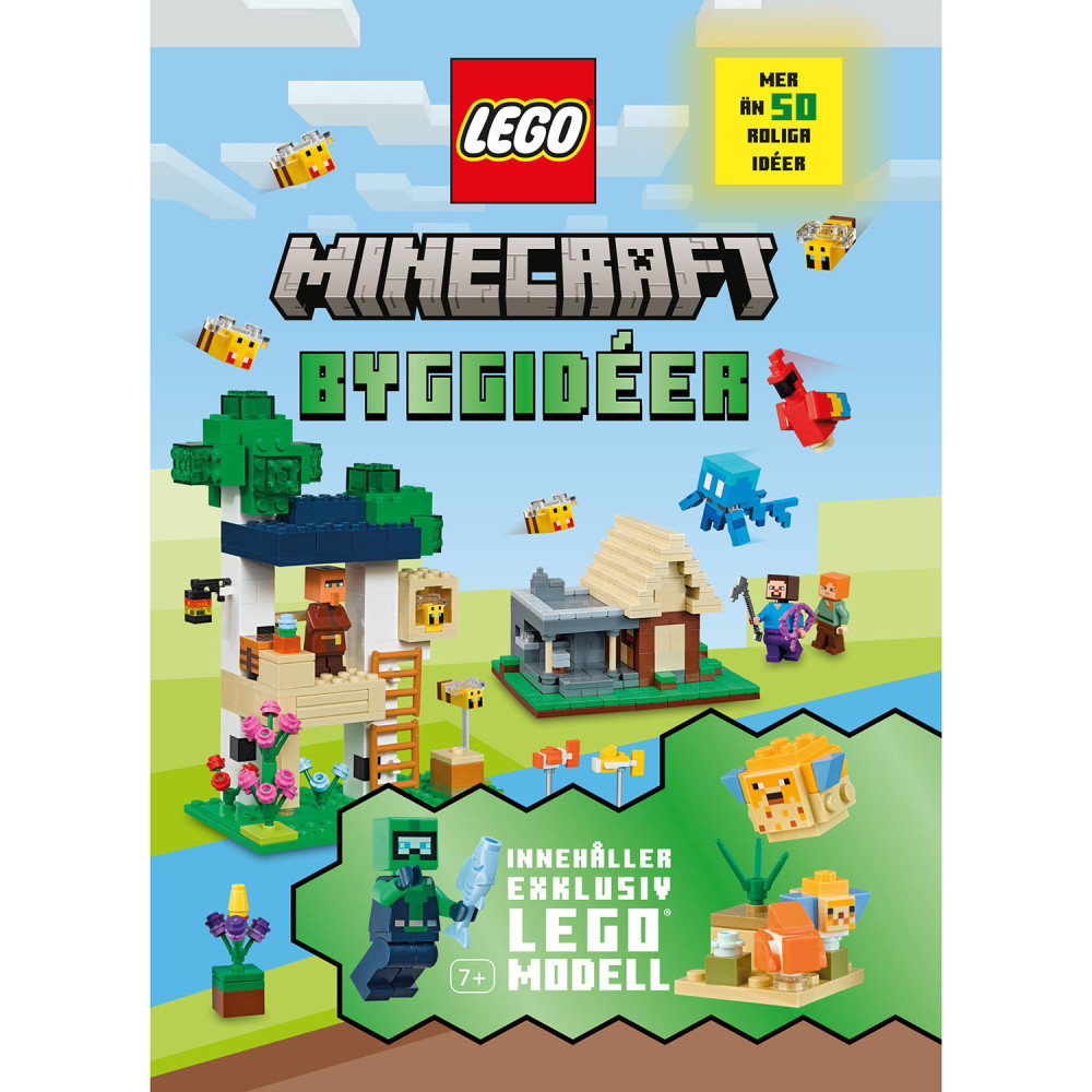 Produktbild för LEGO Minecraft byggidéer : innehåller exklusiv LEGO model
