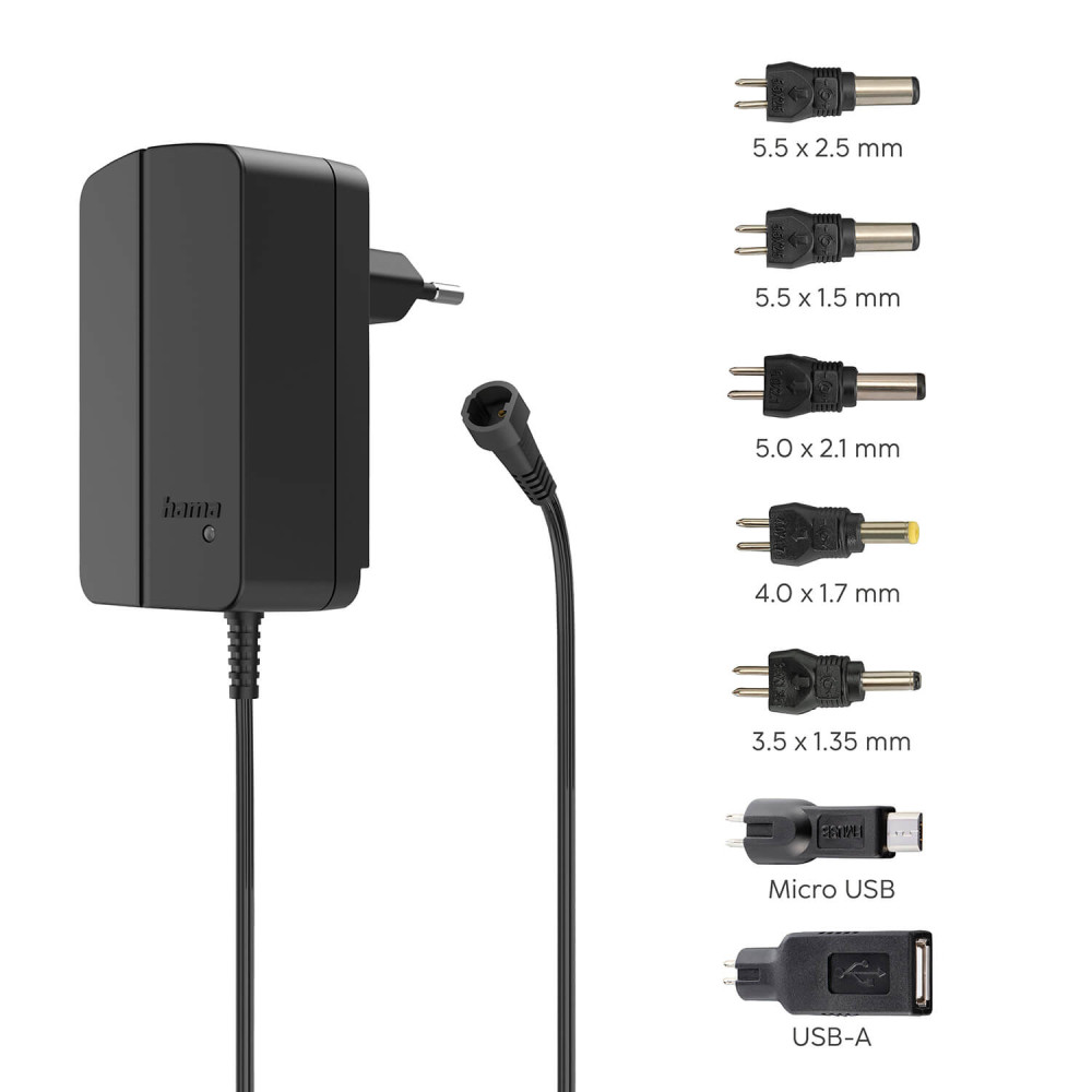 Produktbild för Power Supply Unit Universal 2250mA/27W Black