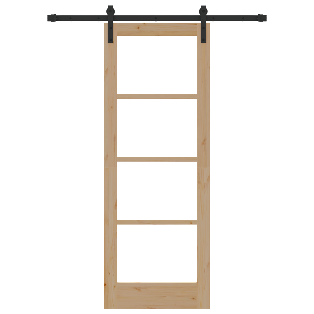 Produktbild för Skjutdörr ORKDAL Naturfärg 73,5 x 198,5 cm