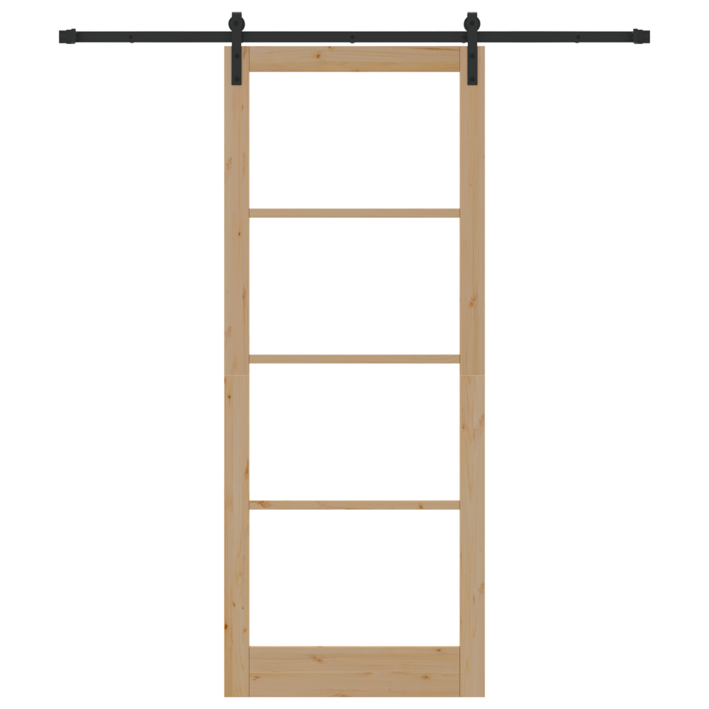 Produktbild för Skjutdörr Övrigt ORKDAL Brun 93 x 232 cm