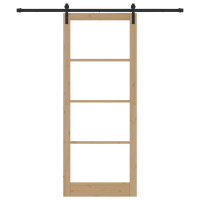 Produktbild för Skjutdörr Övrigt ORKDAL Brun 93 x 232 cm