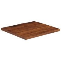 Produktbild för Bordsskiva 80x80x2,5 cm fyrkantig massivt återvunnet trä