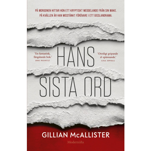 Gillian McAllister Hans sista ord (inbunden)