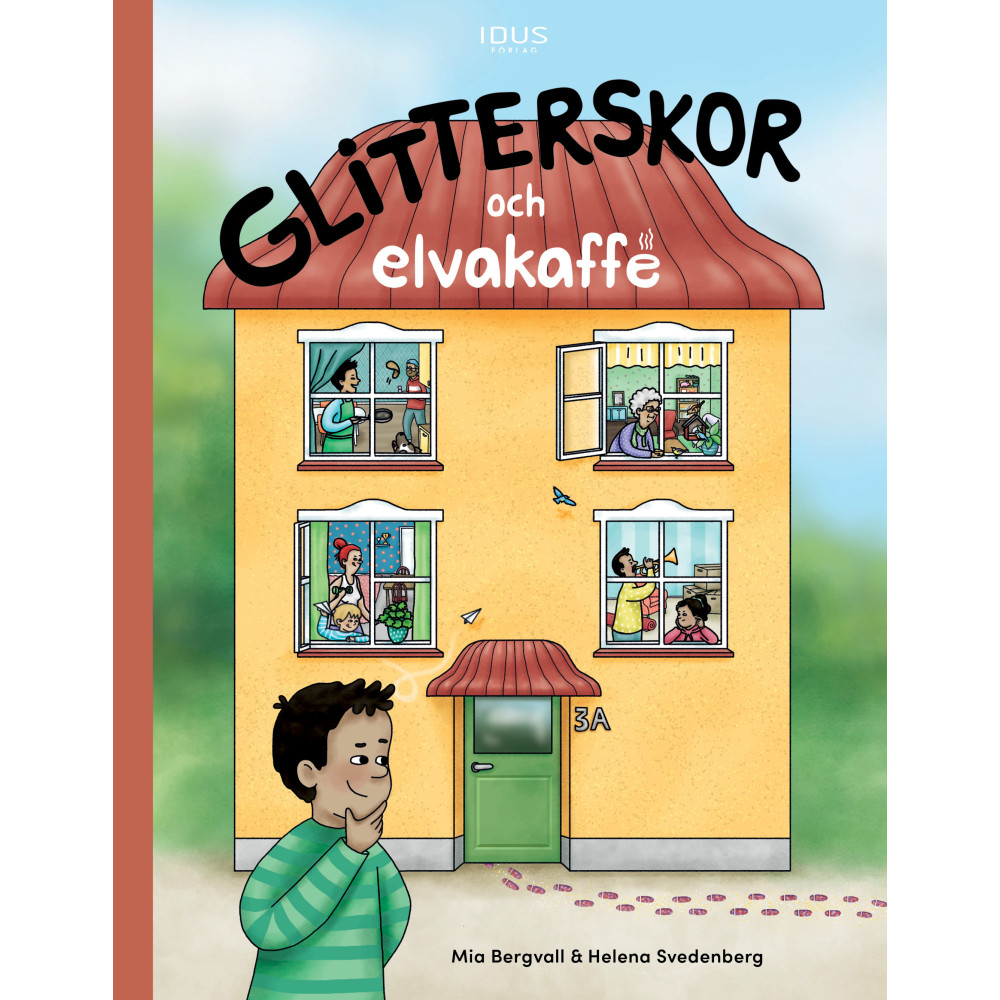 Produktbild för Glitterskor och elvakaffe (inbunden)