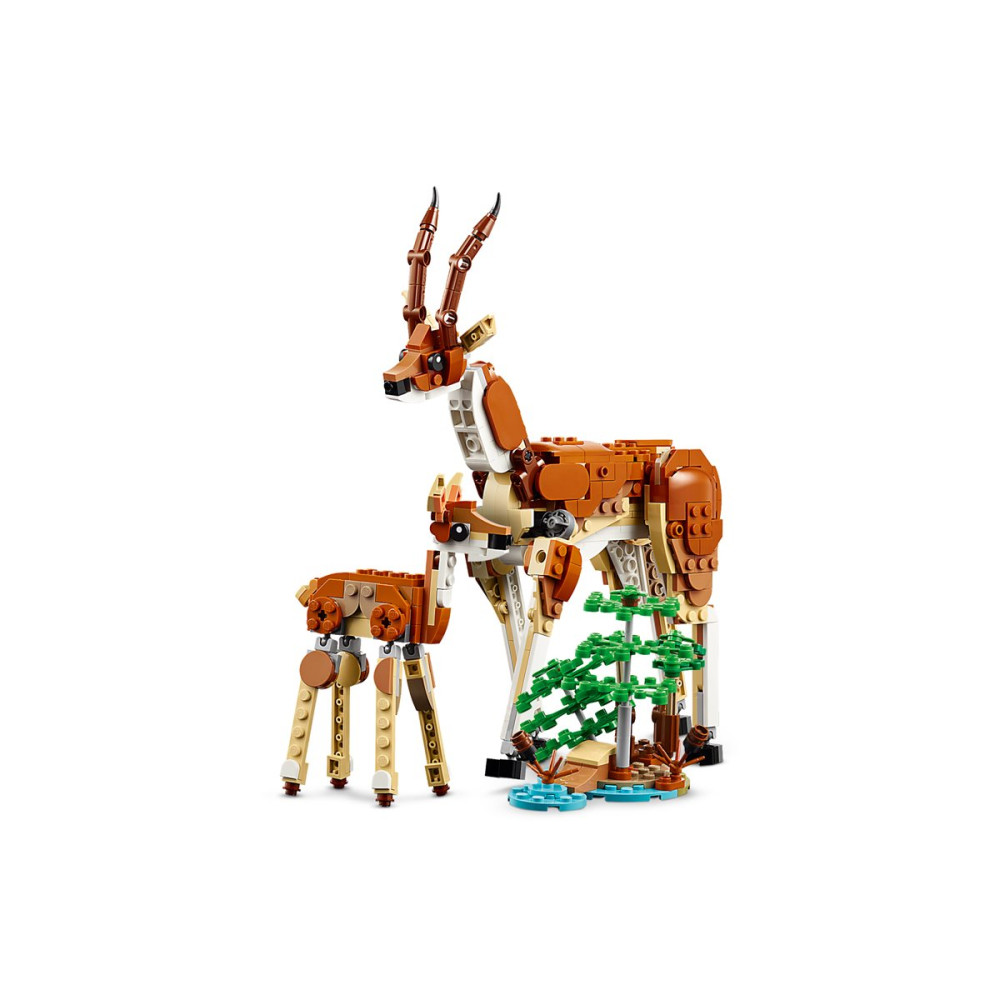 Produktbild för LEGO Creator 3in1 31150 - Vilda safari-djur - byggsats