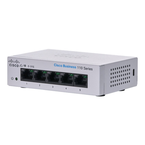 Cisco Cisco Business 110 Series 110-5T-D - switch - 5 portar - ohanterad - rackmonterbar