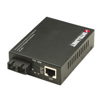 Produktbild för Intellinet Fast Ethernet Media Converter, 10/100Base-Tx to 100Base-Fx (SC) Multi-Mode, 2 km (1.24 mi) - fibermediekonverterare - 10Mb LAN, 100Mb LAN