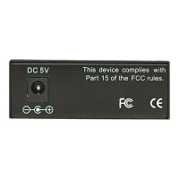Produktbild för Intellinet Fast Ethernet Media Converter, 10/100Base-Tx to 100Base-Fx (SC) Multi-Mode, 2 km (1.24 mi) - fibermediekonverterare - 10Mb LAN, 100Mb LAN