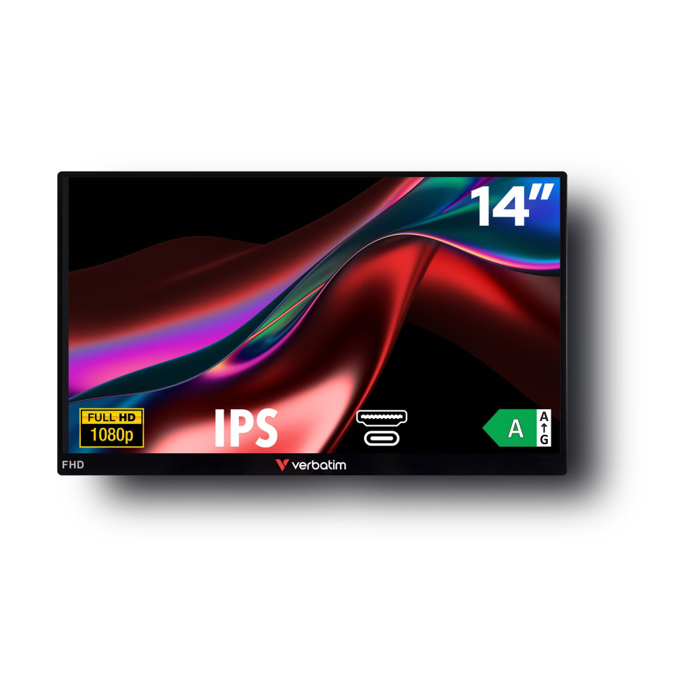 Produktbild för Verbatim PM-14 - LED-skärm - Full HD (1080p) - 14"