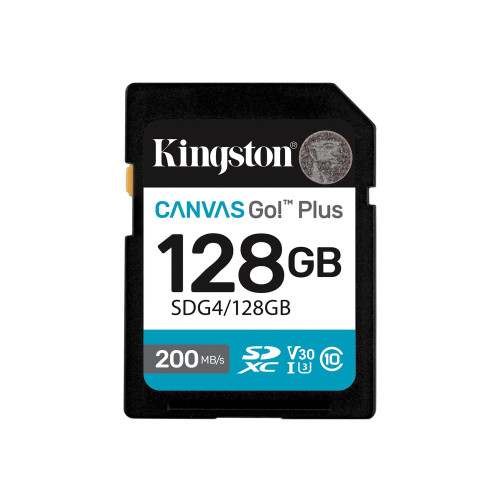 Kingston Kingston Canvas Go! Plus - flash-minneskort - 128 GB - SDXC UHS-I