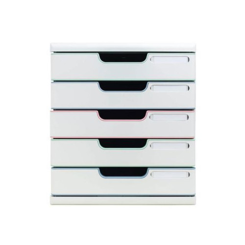EXACOMPTA Blankettbox Modulo A4 Autentik 5låd. vit