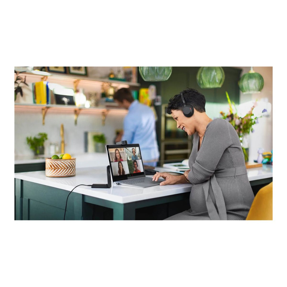 Produktbild för Jabra Evolve2 55 MS Stereo - headset - USB-A - med laddningsställ