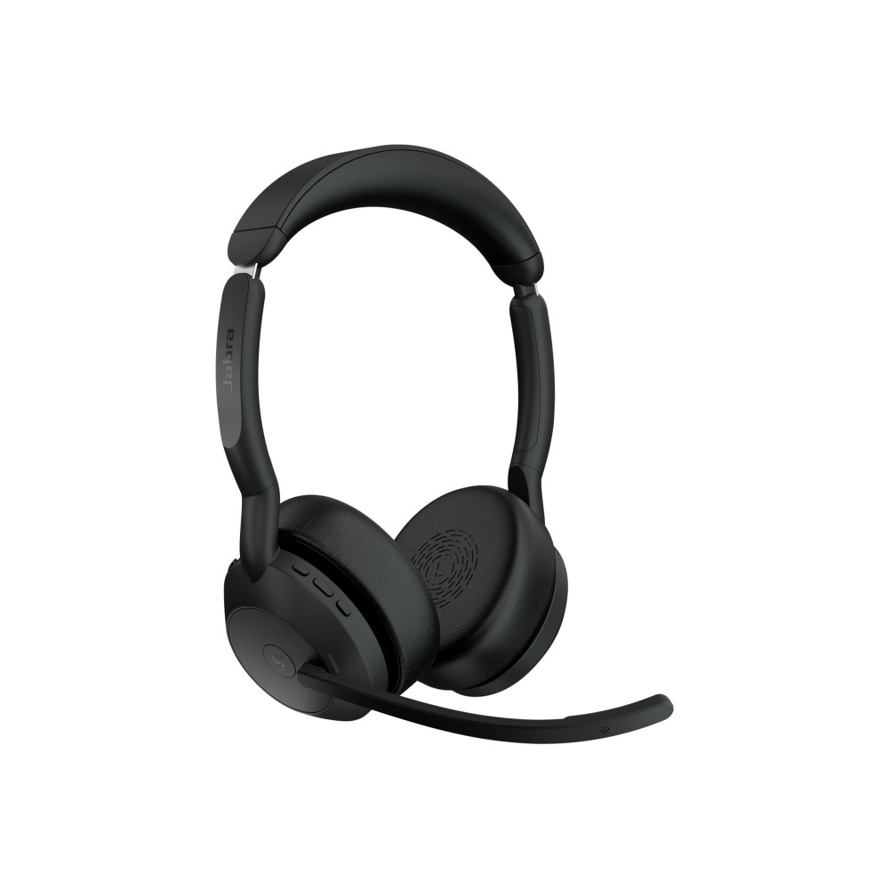 Produktbild för Jabra Evolve2 55 MS Stereo - headset - USB-A - med laddningsställ