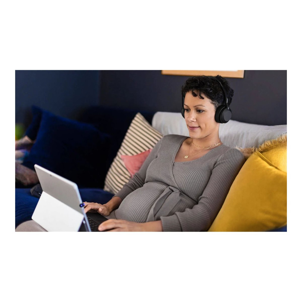 Produktbild för Jabra Evolve2 55 MS Stereo - headset - USB-A - med laddningsställ