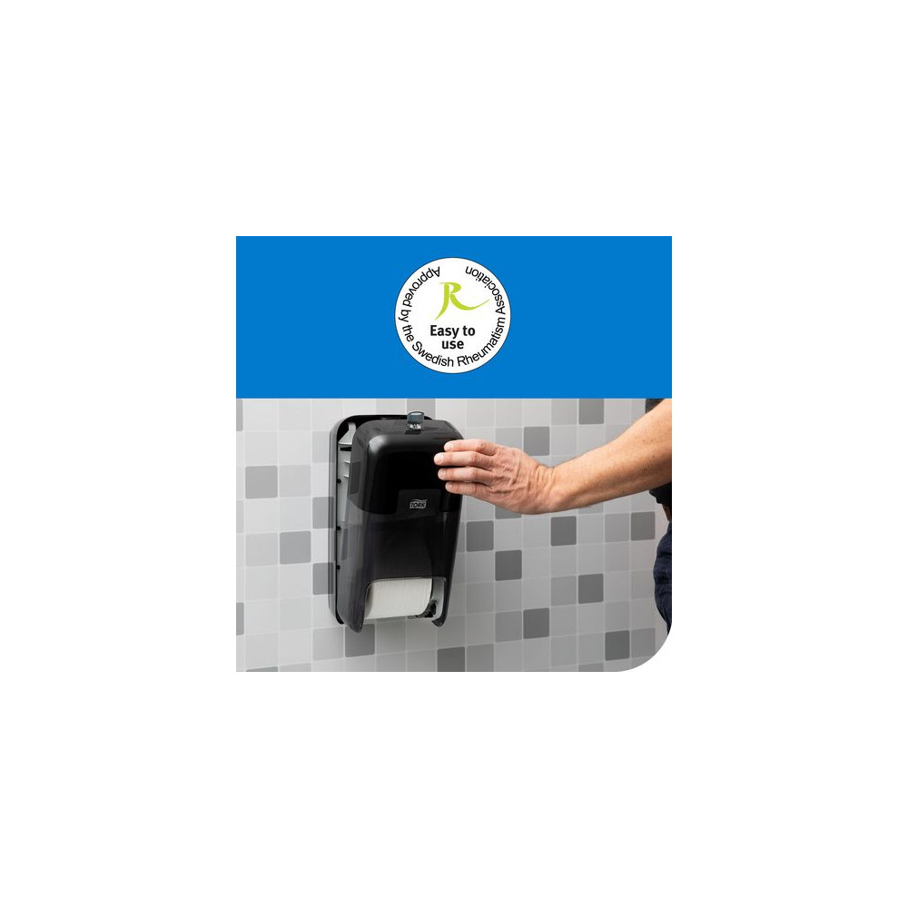 Produktbild för Dispenser TORK T7 OptiServe 2rl svart