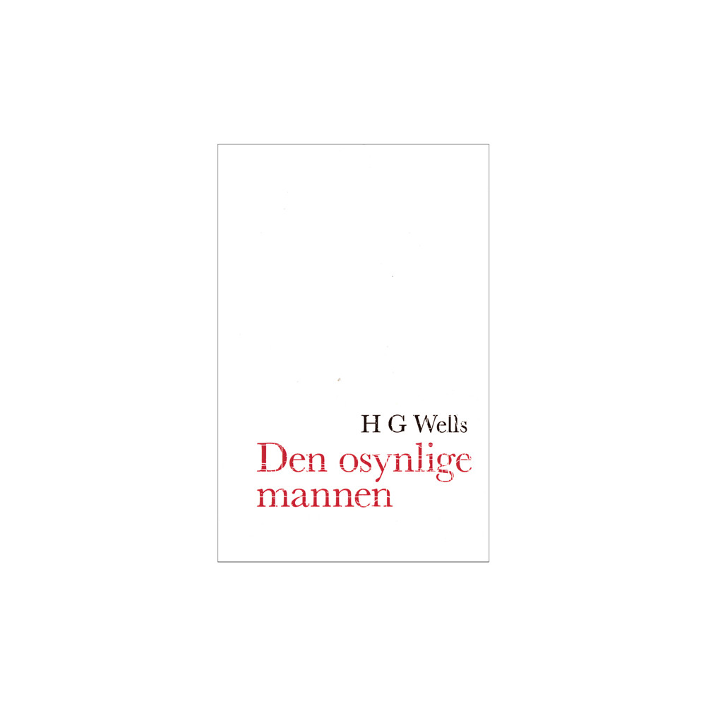 Produktbild för Den osynlige mannen (bok, danskt band)
