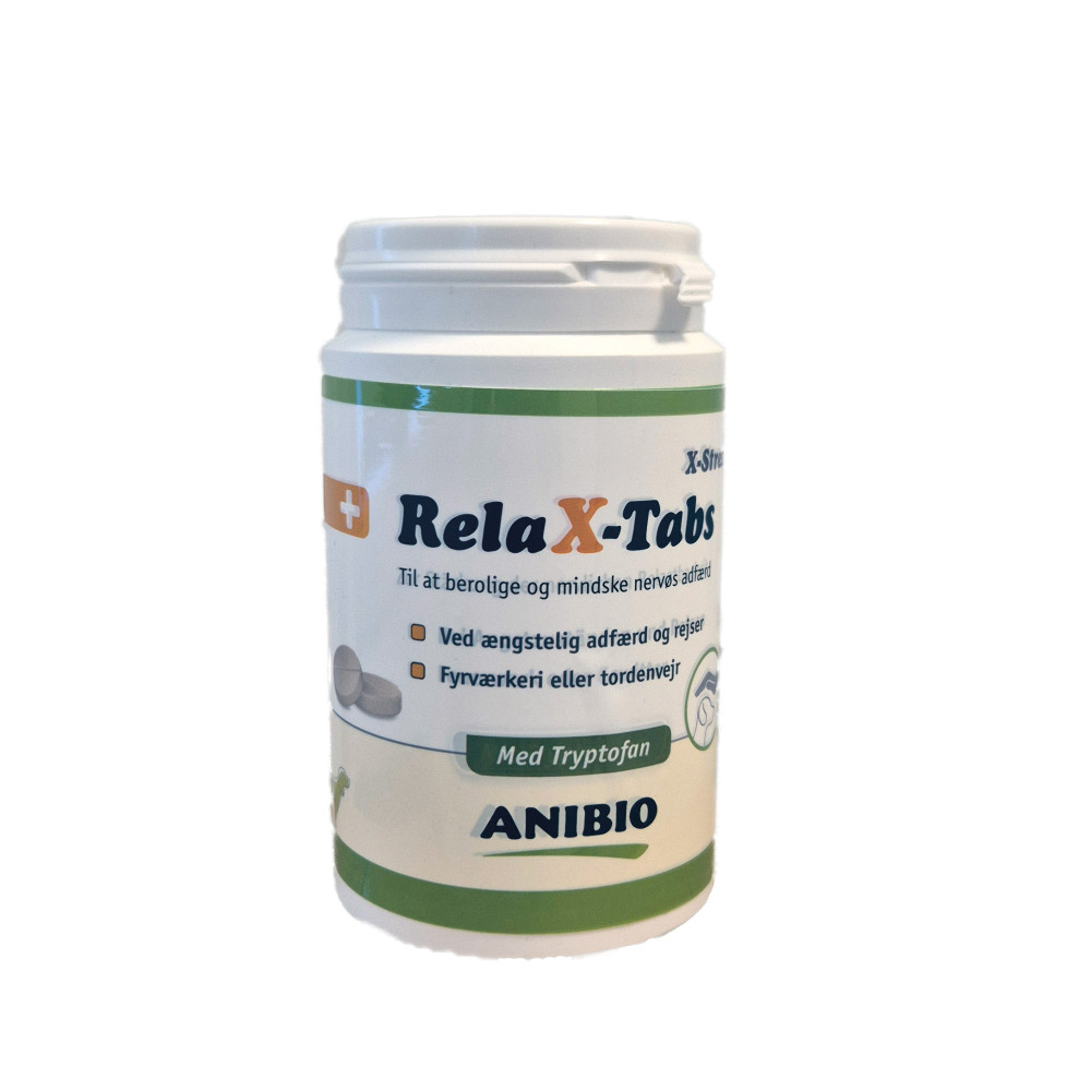 Produktbild för X-Stress tablett Anibio stärker mot nervositet 180 g