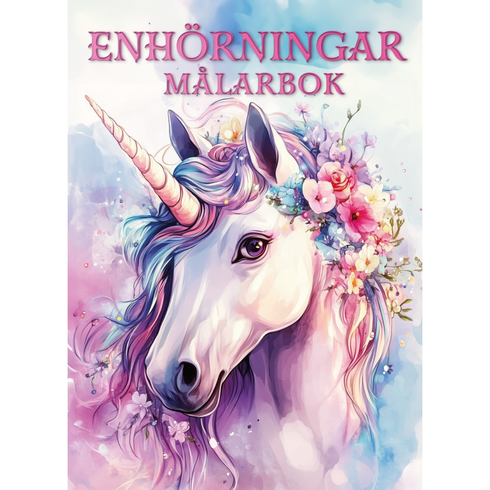 Produktbild för Enhörningar målarbok (häftad)