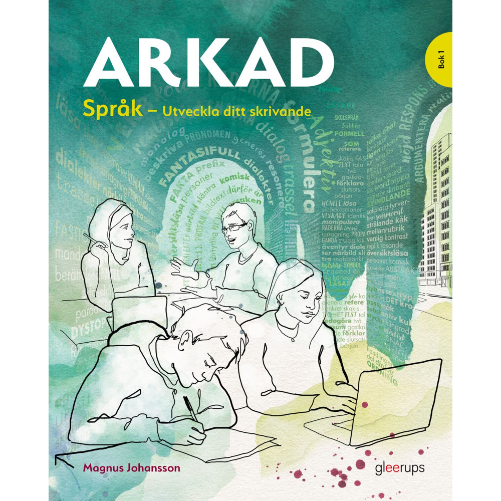 Produktbild för Arkad Sv/Sva, Språk 1 - utveckla ditt skrivande, arbetsbok (häftad)