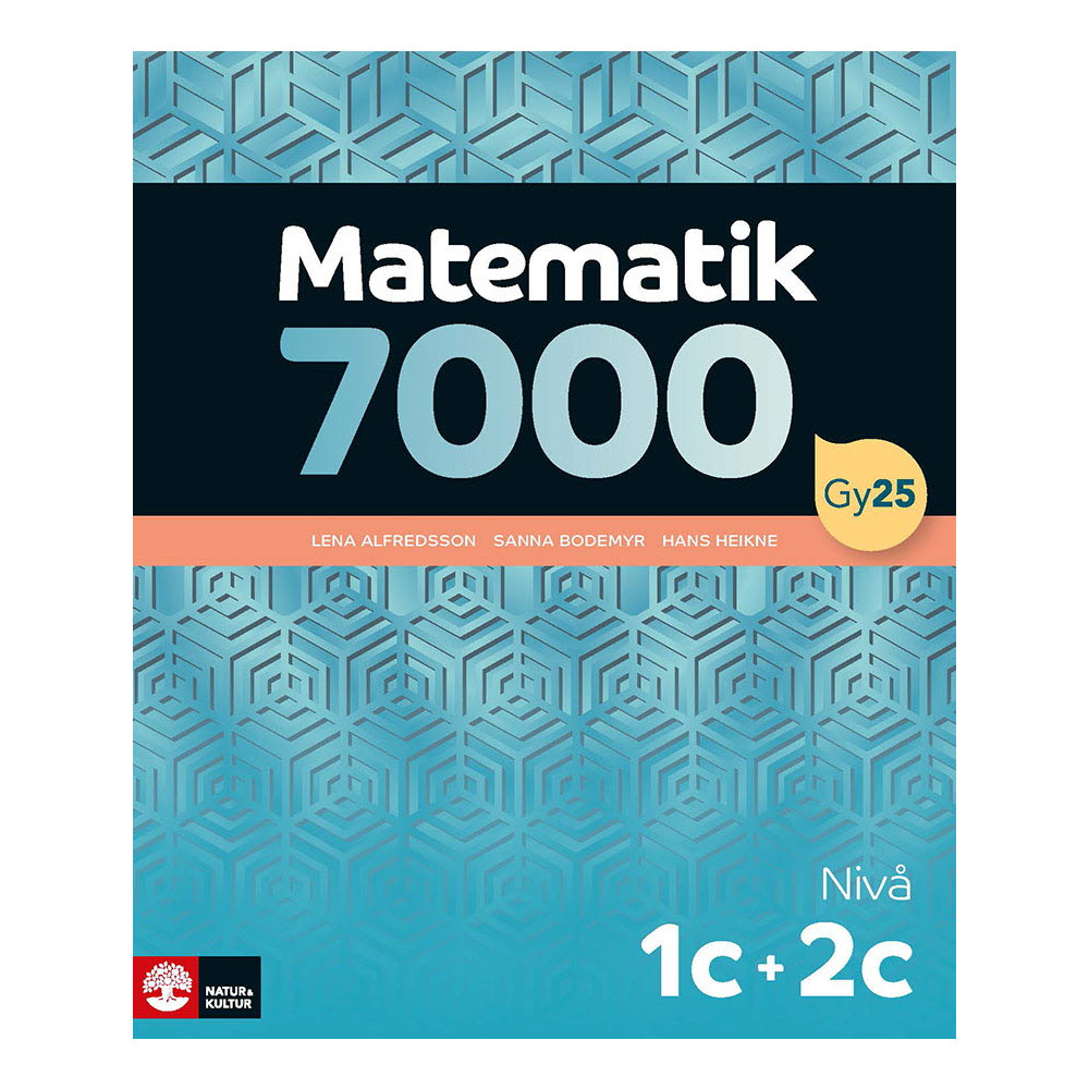 Produktbild för Matematik 7000 nivå 1c+2c (häftad)