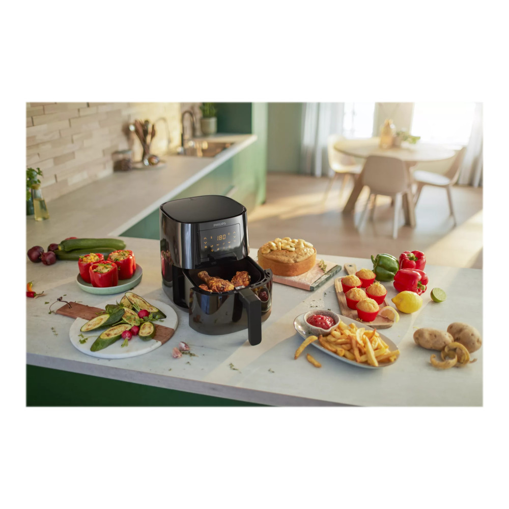 Produktbild för Philips Essential HD9252 - varmluftsfritös - svart