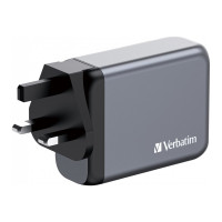 Produktbild för Verbatim strömadapter - GaN - 3 x USB-C, USB - 100 watt