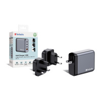 Produktbild för Verbatim strömadapter - GaN - 3 x USB-C, USB - 140 watt