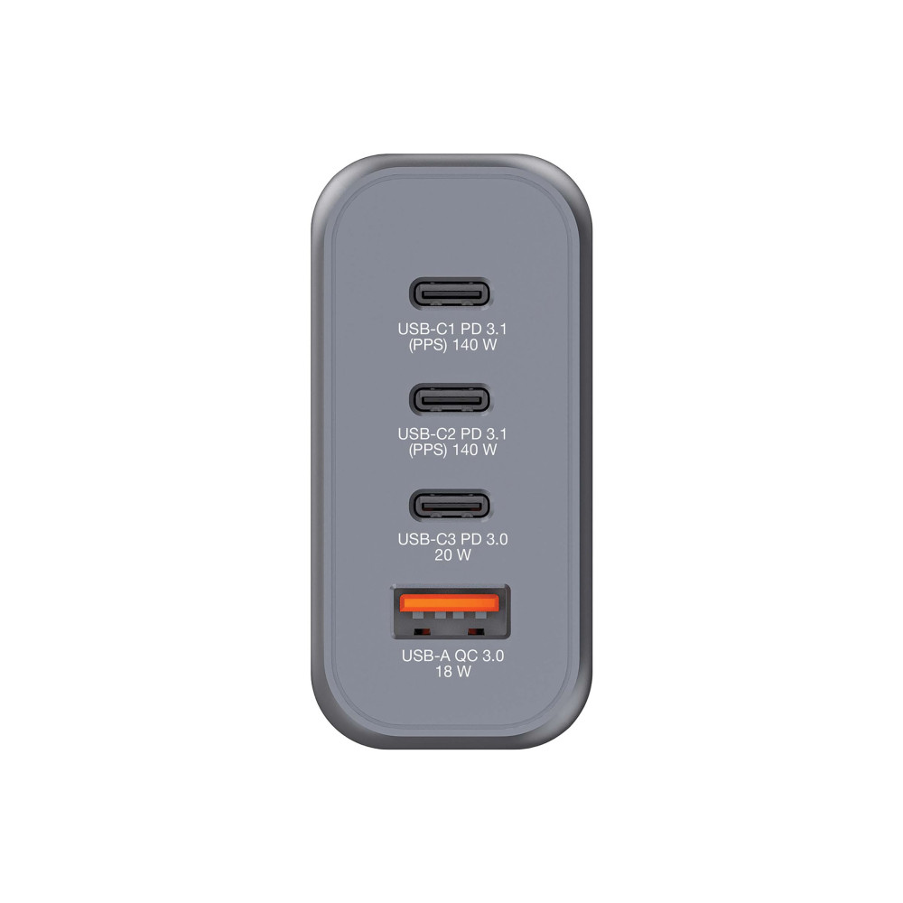 Produktbild för Verbatim strömadapter - GaN - 3 x USB-C, USB - 140 watt