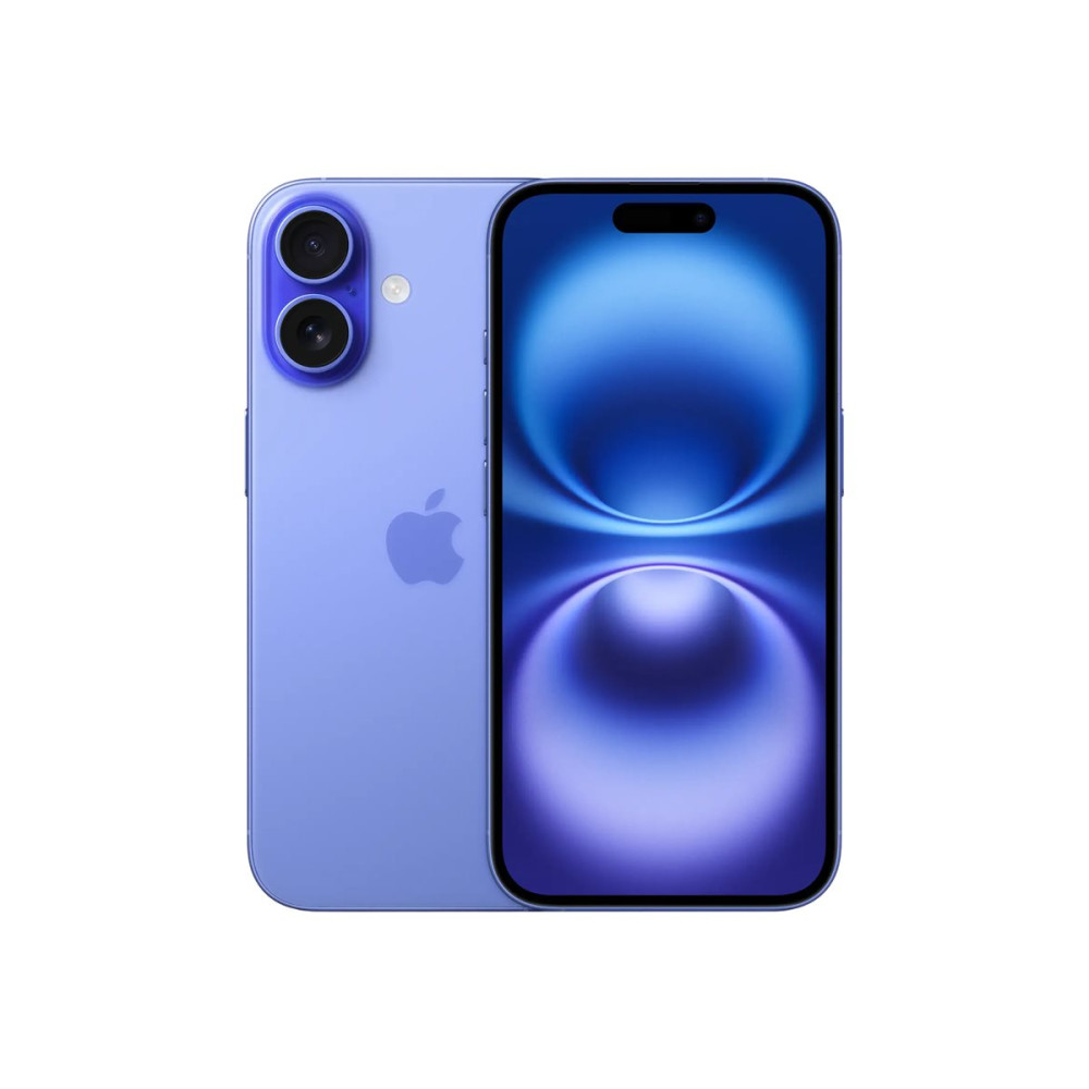 Produktbild för Apple iPhone 16 - ultramarinblå - 5G smartphone - 128 GB - GSM