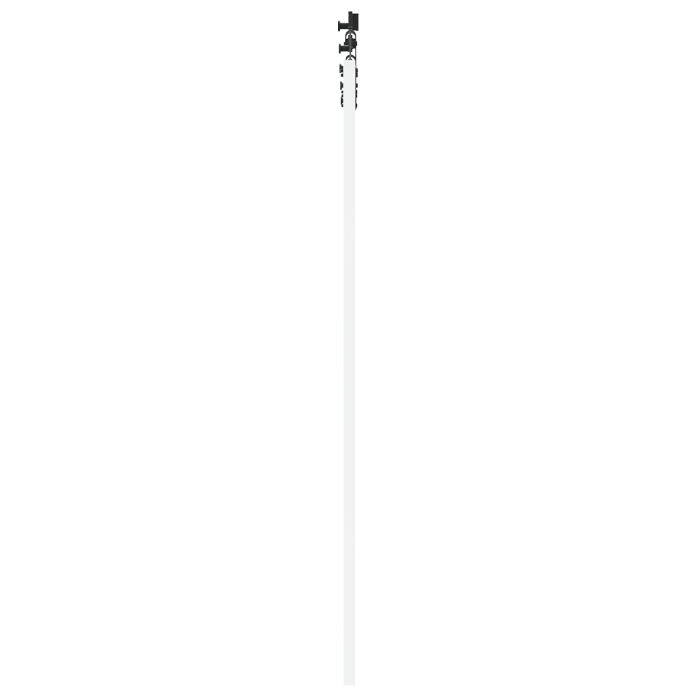 Produktbild för Skjutdörr Vit 83 x 202 cm Massivt tallträ och glas
