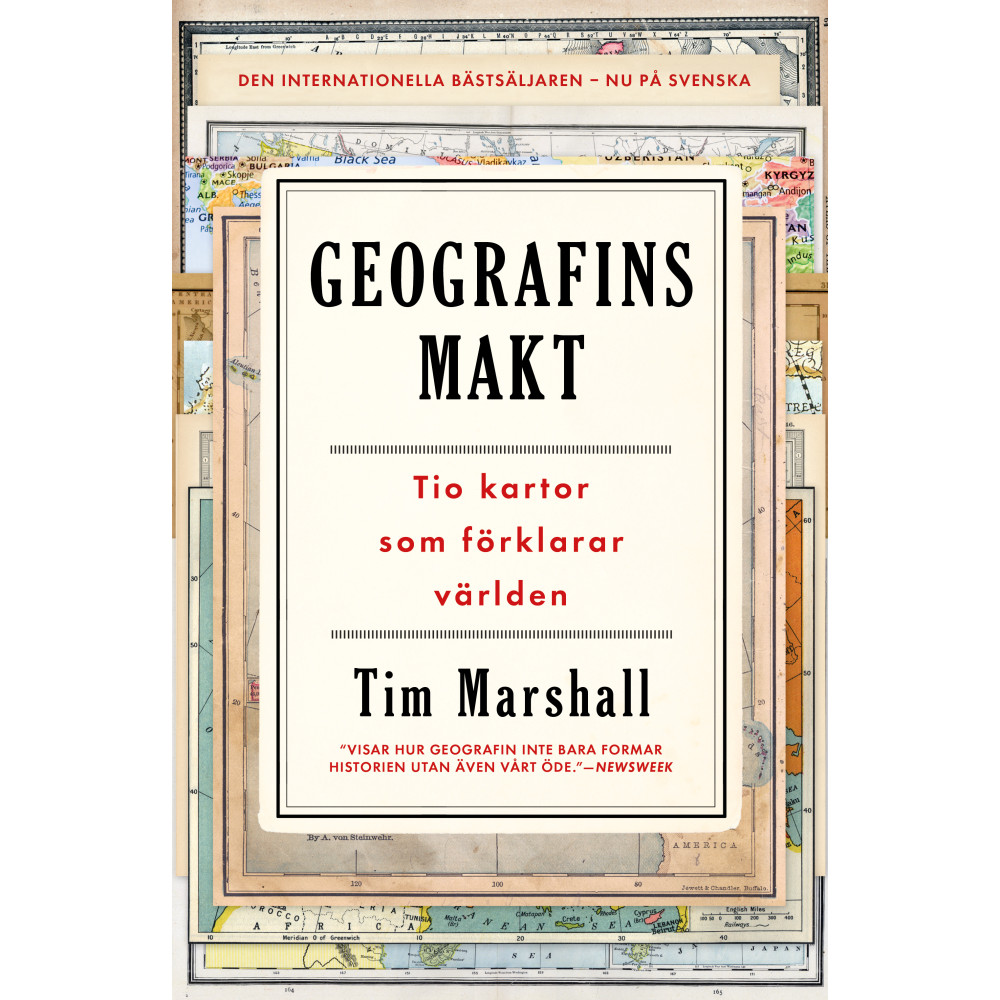 Produktbild för Geografins makt : tio kartor som förklarar världen (pocket)