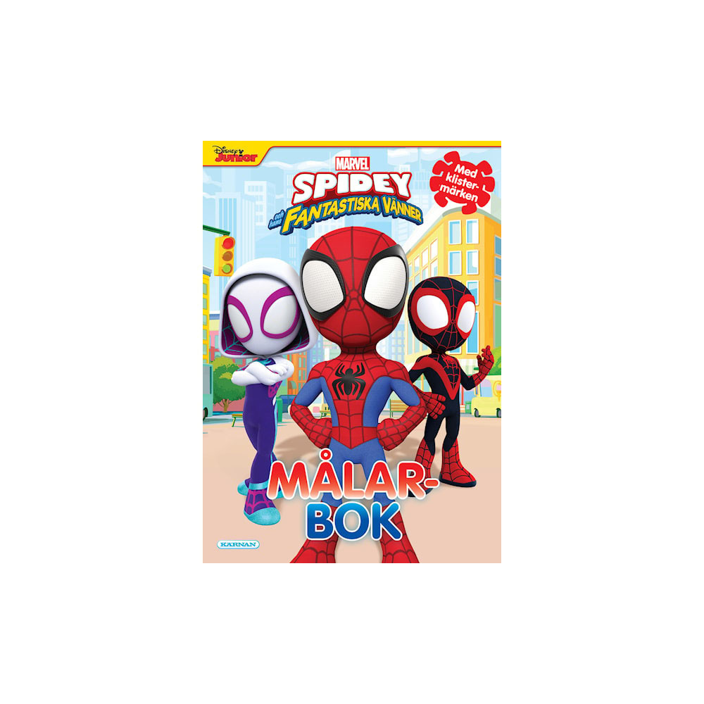 Produktbild för Spidey och hans fantastiska vänner målarb