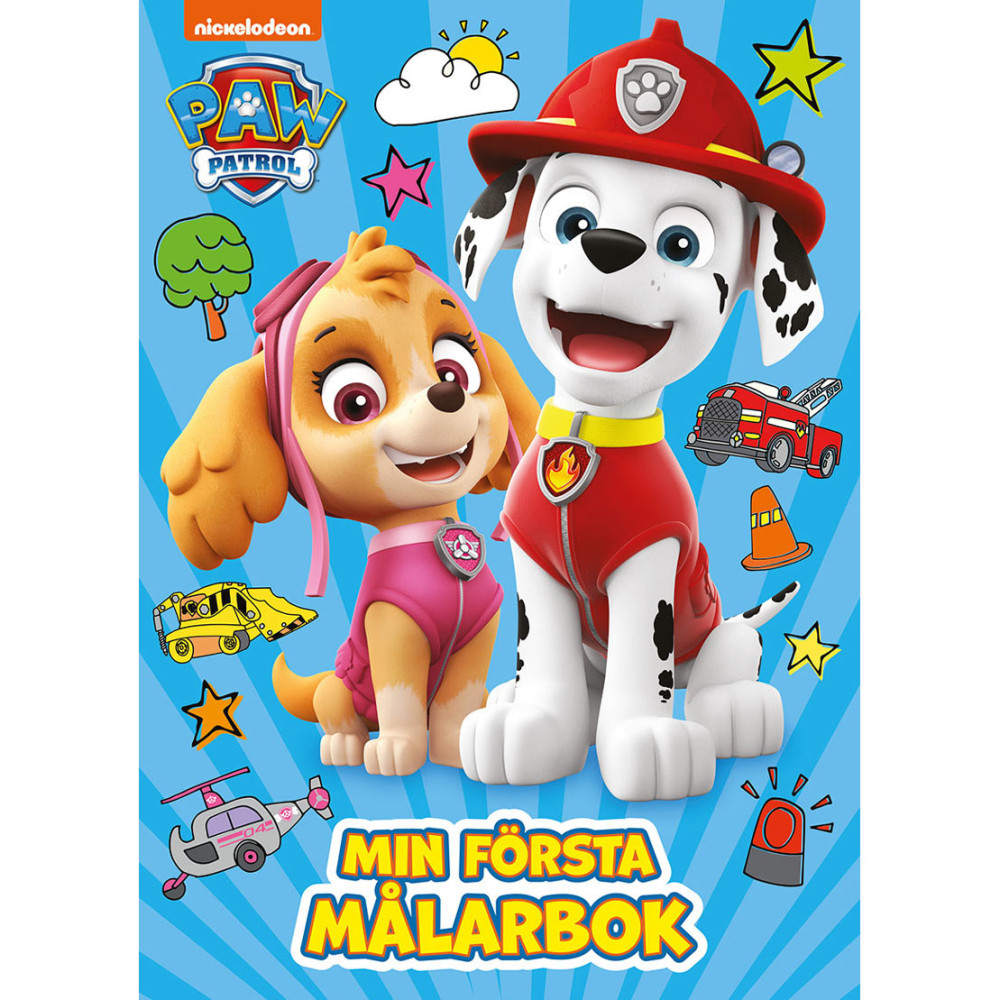 Produktbild för Paw Patrol - Min första målarbok