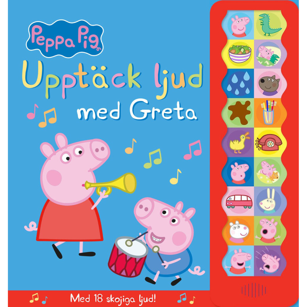 Produktbild för Greta Gris : Upptäck ljud med Greta