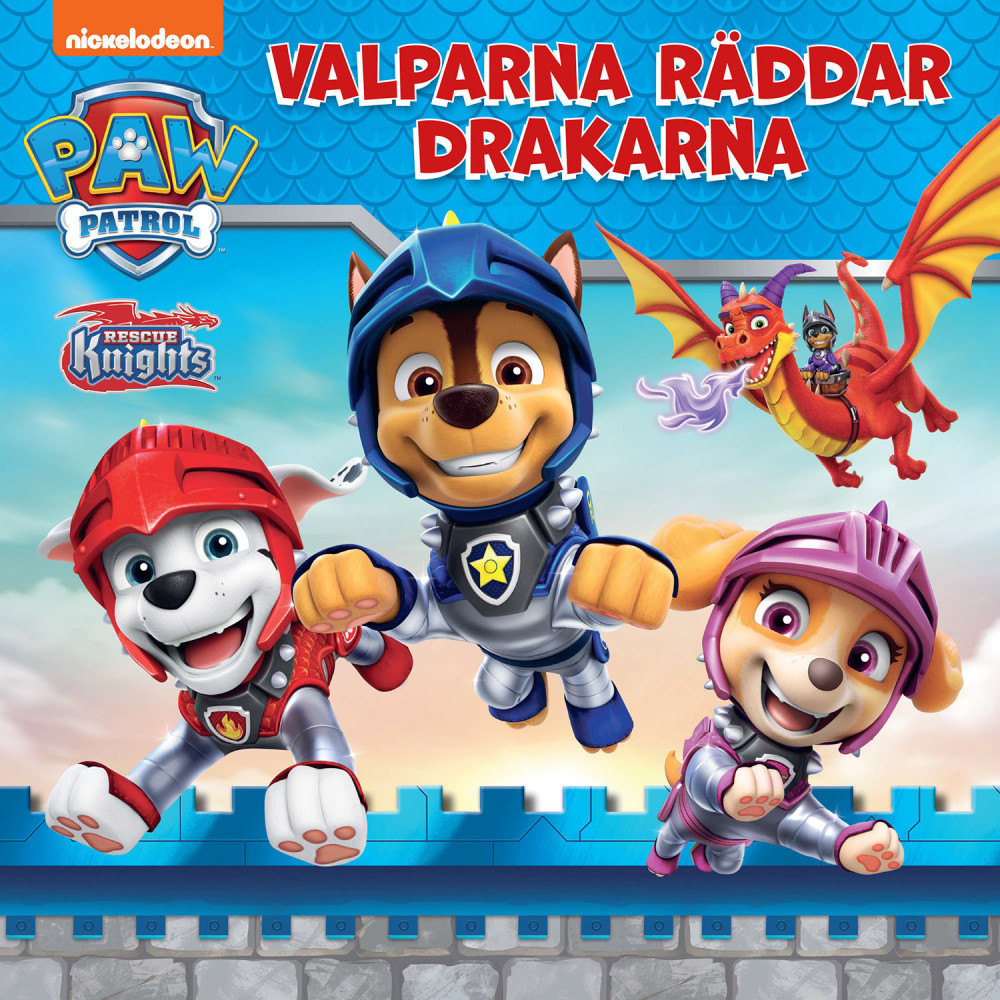 Produktbild för Paw Patrol : Valparna räddar drakarna