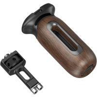 Produktbild för SmallRig 5238 Wooden Side Handle with 1/4"-20 & 3/8''-16 ARRI Locating Screws